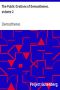 [Gutenberg 9061] • The Public Orations of Demosthenes, volume 2